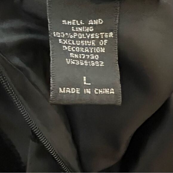 Behnaz Sarafpour for Target Black Velvet and Satin Stripe Circle Skirt, Large - Picture 6 of 10